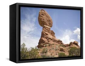 Balanced Rock-null-Framed Stretched Canvas