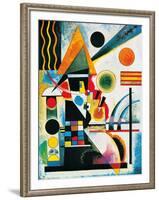 Balancement-Wassily Kandinsky-Framed Art Print