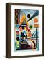 Balancement-Wassily Kandinsky-Framed Premium Giclee Print