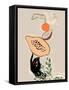 Balancing Fruits-Arty Guava-Framed Stretched Canvas