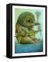Balancing Hedgehog and Friends-Wayne Anderson-Framed Stretched Canvas