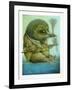 Balancing Hedgehog and Friends-Wayne Anderson-Framed Giclee Print