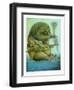 Balancing Hedgehog and Friends-Wayne Anderson-Framed Premium Giclee Print