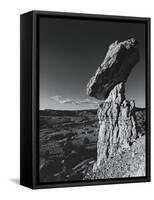 Balancing Rock, New Mexico, USA-Chris Simpson-Framed Stretched Canvas
