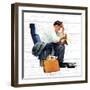 "Balancing the Expense Account", November 30,1957-Norman Rockwell-Framed Giclee Print