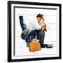 "Balancing the Expense Account", November 30,1957-Norman Rockwell-Framed Giclee Print