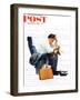 "Balancing the Expense Account" Saturday Evening Post Cover, November 30,1957-Norman Rockwell-Framed Giclee Print