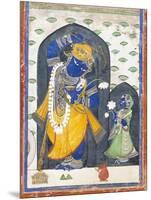 Balarama with Consort-null-Mounted Art Print