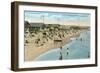 Balboa Beach-null-Framed Art Print