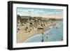 Balboa Beach-null-Framed Art Print