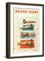 Balboa Island Beach Bunnies Sunning-null-Framed Art Print