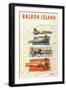 Balboa Island Beach Bunnies Sunning-null-Framed Art Print