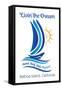 Balboa Island, California - Livin the Dream - Sand, Surf. Sail. Repeat.-Lantern Press-Framed Stretched Canvas