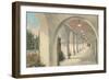 Balboa Park Colonnade, San Diego, California-null-Framed Art Print