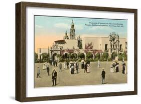 Balboa Park, Panama California Exposition, San Diego, California-null-Framed Art Print