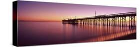 Balboa Pier at Sunset, Newport Beach, Orange County, California, Usa-null-Stretched Canvas