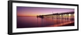 Balboa Pier at Sunset, Newport Beach, Orange County, California, Usa-null-Framed Photographic Print