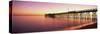 Balboa Pier at sunset, Newport Beach, Orange County, California, USA-null-Stretched Canvas