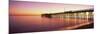 Balboa Pier at sunset, Newport Beach, Orange County, California, USA-null-Mounted Photographic Print