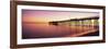 Balboa Pier at sunset, Newport Beach, Orange County, California, USA-null-Framed Photographic Print