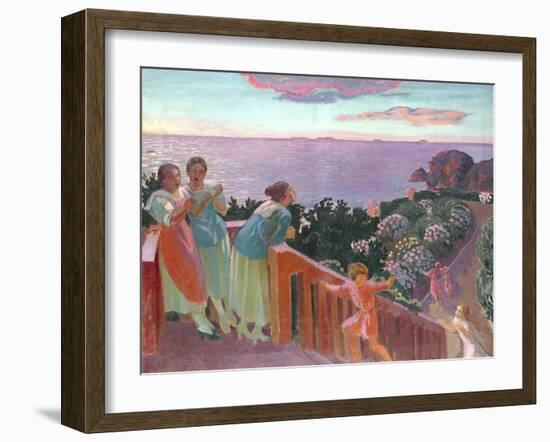Balcon a Silencio, 1918-Maurice Denis-Framed Giclee Print