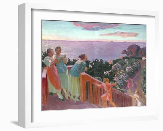 Balcon a Silencio, 1918-Maurice Denis-Framed Giclee Print