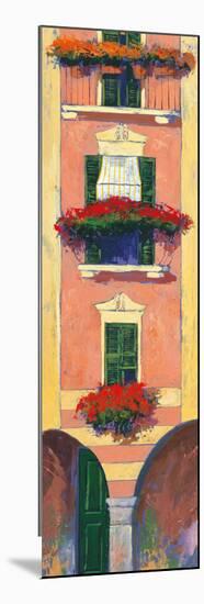 Balconi liguri III-Daniela Corallo-Mounted Art Print