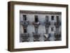 Balconies of a Dilapidated Apartment Building, Havana Centro, Cuba-Lee Frost-Framed Photographic Print