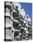 Balconies on the Casa Mila, a Gaudi House, in Barcelona, Cataluna, Spain-Nigel Francis-Stretched Canvas