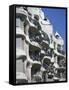 Balconies on the Casa Mila, a Gaudi House, in Barcelona, Cataluna, Spain-Nigel Francis-Framed Stretched Canvas