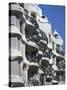 Balconies on the Casa Mila, a Gaudi House, in Barcelona, Cataluna, Spain-Nigel Francis-Stretched Canvas