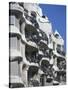 Balconies on the Casa Mila, a Gaudi House, in Barcelona, Cataluna, Spain-Nigel Francis-Stretched Canvas