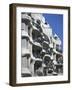 Balconies on the Casa Mila, a Gaudi House, in Barcelona, Cataluna, Spain-Nigel Francis-Framed Photographic Print