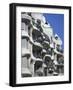 Balconies on the Casa Mila, a Gaudi House, in Barcelona, Cataluna, Spain-Nigel Francis-Framed Photographic Print