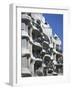 Balconies on the Casa Mila, a Gaudi House, in Barcelona, Cataluna, Spain-Nigel Francis-Framed Photographic Print