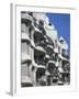 Balconies on the Casa Mila, a Gaudi House, in Barcelona, Cataluna, Spain-Nigel Francis-Framed Photographic Print