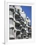 Balconies on the Casa Mila, a Gaudi House, in Barcelona, Cataluna, Spain-Nigel Francis-Framed Photographic Print