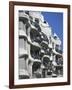 Balconies on the Casa Mila, a Gaudi House, in Barcelona, Cataluna, Spain-Nigel Francis-Framed Photographic Print