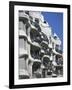 Balconies on the Casa Mila, a Gaudi House, in Barcelona, Cataluna, Spain-Nigel Francis-Framed Photographic Print