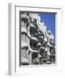 Balconies on the Casa Mila, a Gaudi House, in Barcelona, Cataluna, Spain-Nigel Francis-Framed Photographic Print