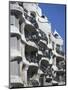 Balconies on the Casa Mila, a Gaudi House, in Barcelona, Cataluna, Spain-Nigel Francis-Mounted Photographic Print