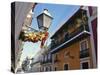 Balconies on Typical Street in the Old Town, San Juan, Puerto Rico, Central America-Ken Gillham-Stretched Canvas