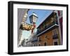 Balconies on Typical Street in the Old Town, San Juan, Puerto Rico, Central America-Ken Gillham-Framed Photographic Print