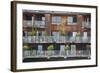 Balconies overlooking San Francisco Bay, Sausalito, California-Anna Miller-Framed Photographic Print