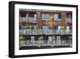 Balconies overlooking San Francisco Bay, Sausalito, California-Anna Miller-Framed Photographic Print