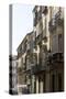 Balconies Overlooking the Narrow Streets of Malaga, Andalucia, Spain-Natalie Tepper-Stretched Canvas