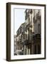 Balconies Overlooking the Narrow Streets of Malaga, Andalucia, Spain-Natalie Tepper-Framed Photo