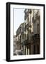 Balconies Overlooking the Narrow Streets of Malaga, Andalucia, Spain-Natalie Tepper-Framed Photo