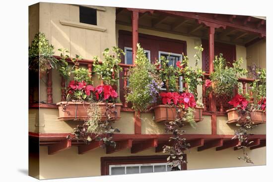 Balconies, Santa Cruz De La Palma, La Palma, Canary Islands, Spain, 2009-Peter Thompson-Stretched Canvas