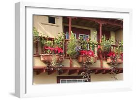 Balconies, Santa Cruz De La Palma, La Palma, Canary Islands, Spain, 2009-Peter Thompson-Framed Photographic Print